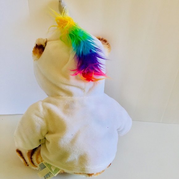 BAB Girl Scout S’mores Bear Plush 15” Caramel Swirl S'mores with Unicorn Hoodie - Picture 3 of 10